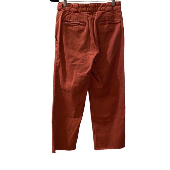 Reformation Work Pant in Rust Sz 26 - Picture 6 of 11